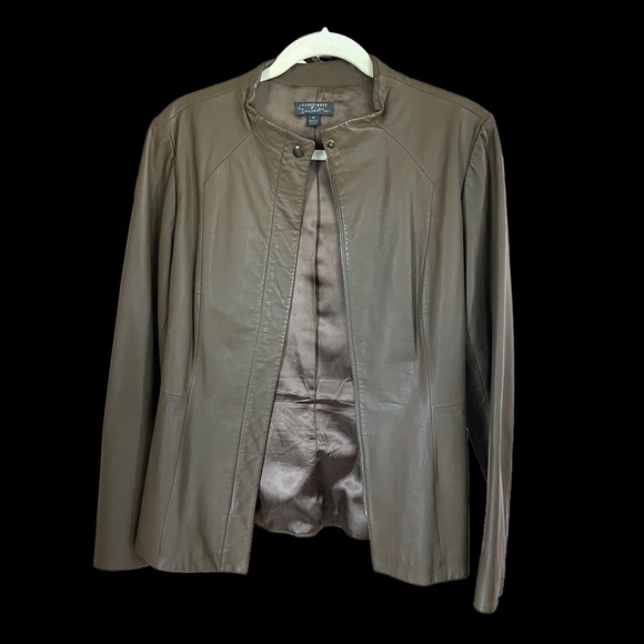 Classiques Entier leather jacket EUC - Picture 2 of 5